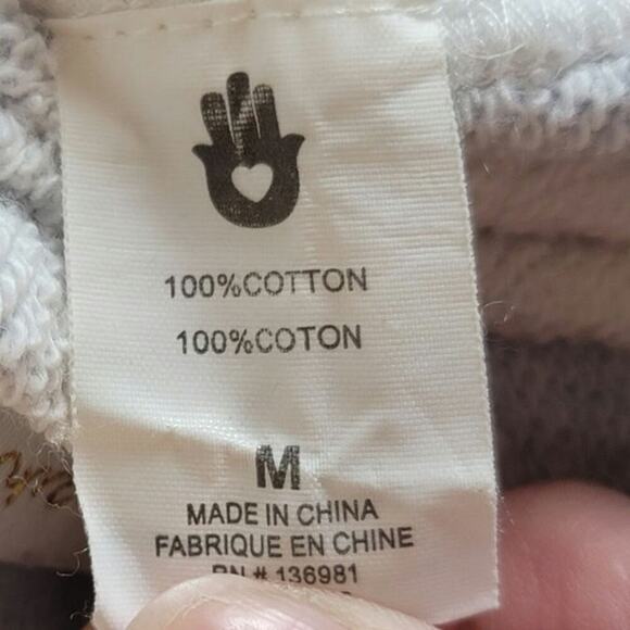 SPIRITUAL GANGSTER Bridget Raglan Pullover Sweatsuit in Winter Sky, sz Sm/Med - Picture 12 of 16